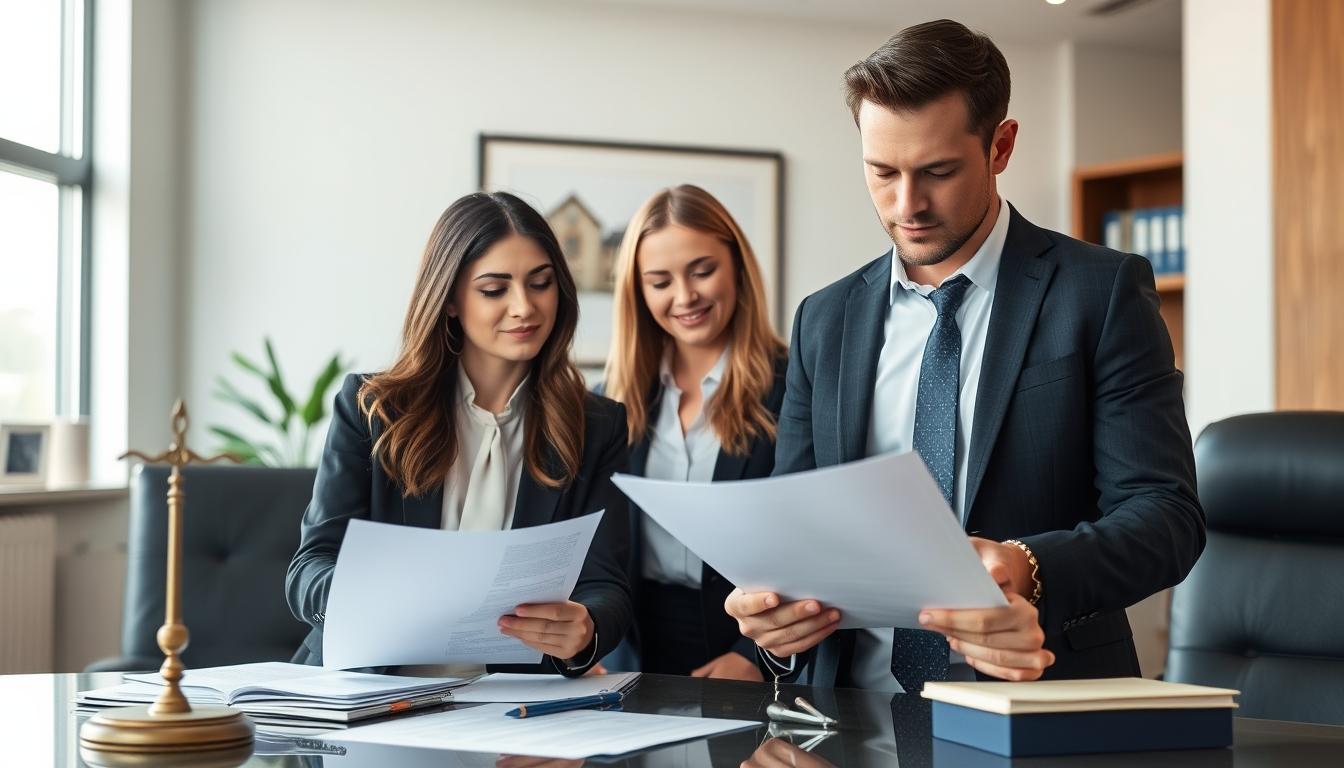 Real estate ownership transfer documents and closing confirmation